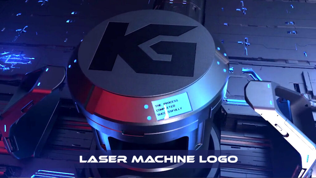 Laser Machine Logo 
motion graphics after effects template 