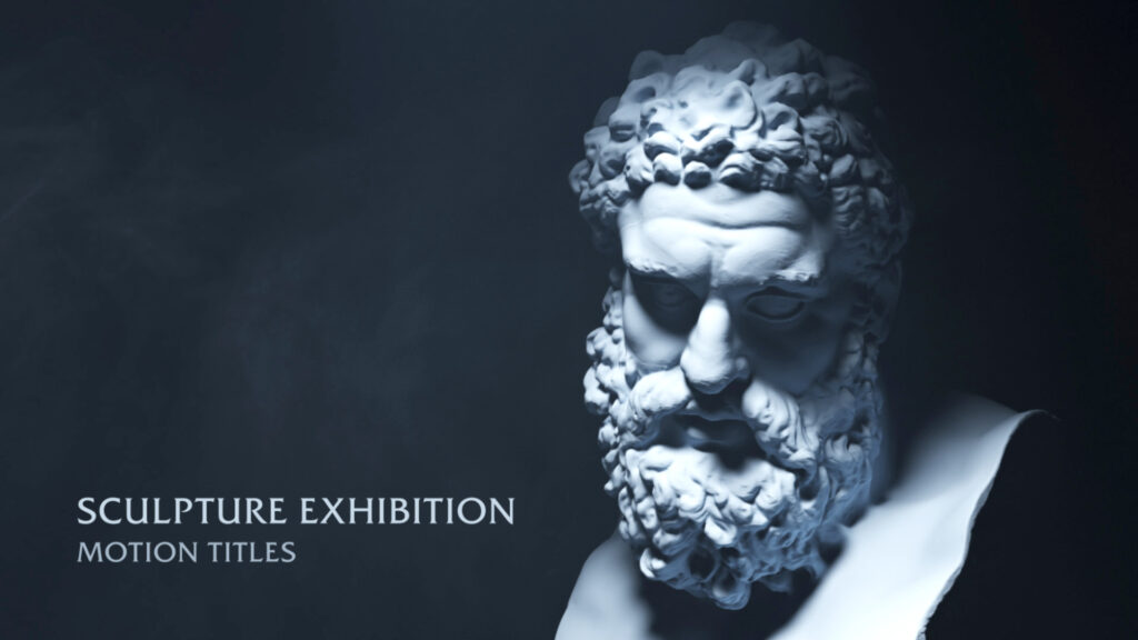 sculpture exhibition titles 
motion graphics after effects template 
